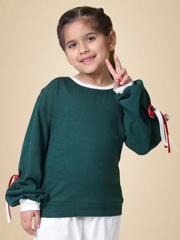 Emerald_Cotton_Solid_Top_For_Kids