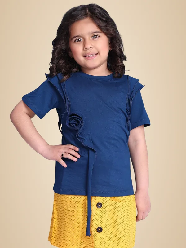 Blue_Viscose_Solid_Top_For_Kids