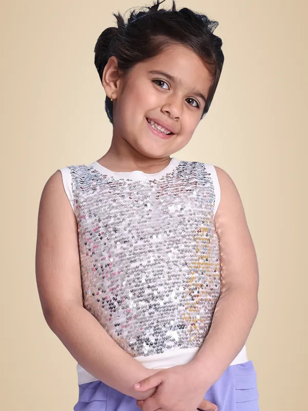 Offwhite_Viscose_Solid_Top_For_Kids