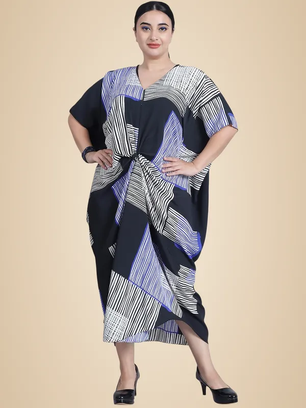 Blue_Polyester_Solid_Kaftan_For_Women