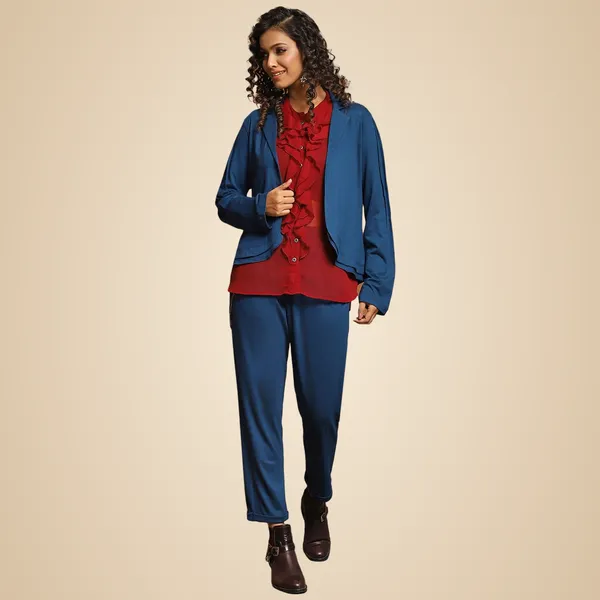 Blue_Rayon_Blend_Solid_Clothing_Set_For_Women