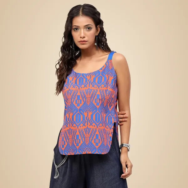 Multicolour_Cotton_Striped_Top_For_Women