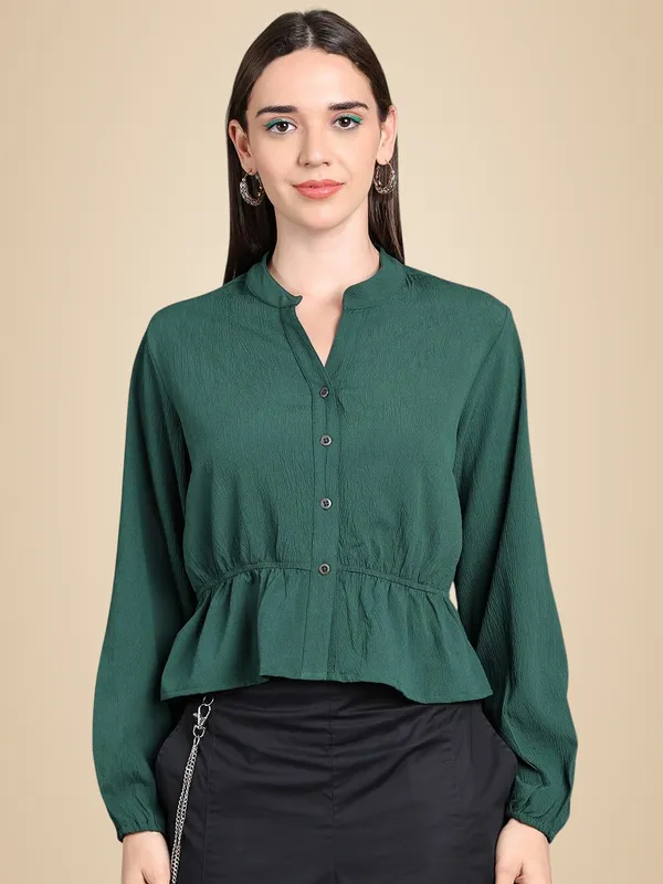 Emerald_Polyester_Solid_Top_For_Women