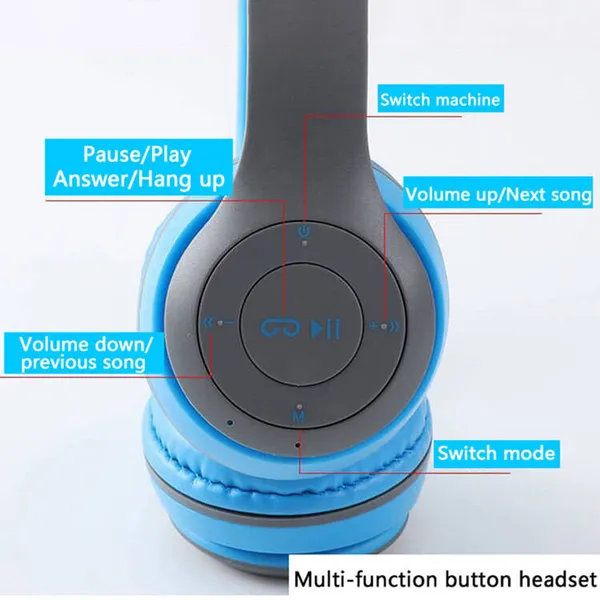 P47_Wireless_Bluetooth_Headphones_-_Blue_&_Grey_Foldable_Over-Ear_Headset_With_Multi-Function_Controls