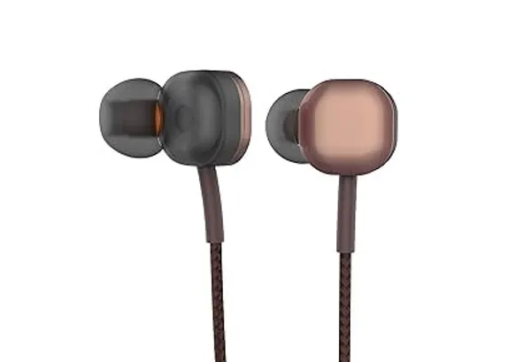 Premium_In-Ear_Wired_Earphones_With_Microphone_-_Rose_Gold_&_Brown