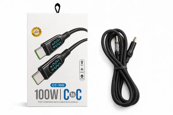 100W_Usb_Type-C_To_Type-C_Fast_Charging_Cable_With_Display_-_Black_Braided_Cable
