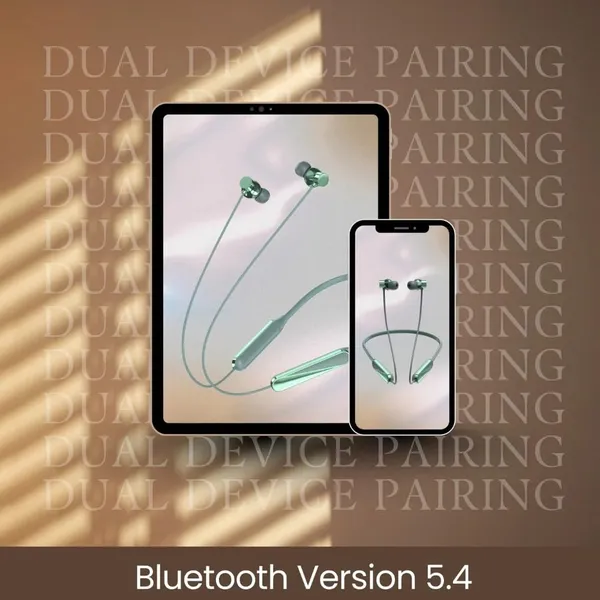 Wireless_Bluetooth_5.4_Neckband_Earphones_With_Magnetic_Earbuds_-_Dual_Device_Pairing_(Green)