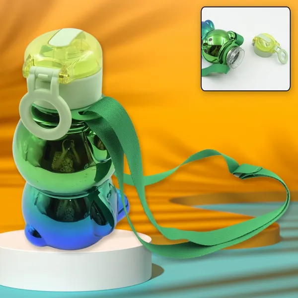 Gradient_Green_Kids_Water_Bottle_With_Straw_And_Shoulder_Strap