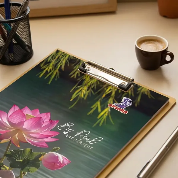 Pack_Of_10_Black_Apsara_Exam_Pad_-_Be_Real_Not_Perfect_With_Lotus_Design_23_×_36_Cm
