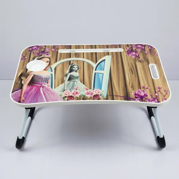Brown_Foldable_Portable_Lap_Desk_With_Cup_Holder_-_Floral_Design_60_×_40_Cm