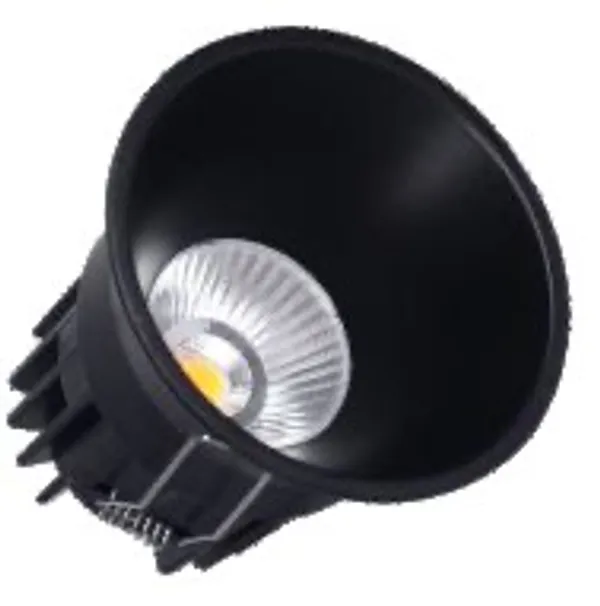 Cob_Led_Recessed_Downlight_With_Black_Housing_And_Heat_Sink