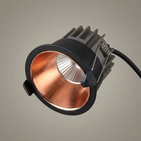 Recessed_Led_Downlight_With_Copper_Reflector_Black_Housing_(Cob_Led)