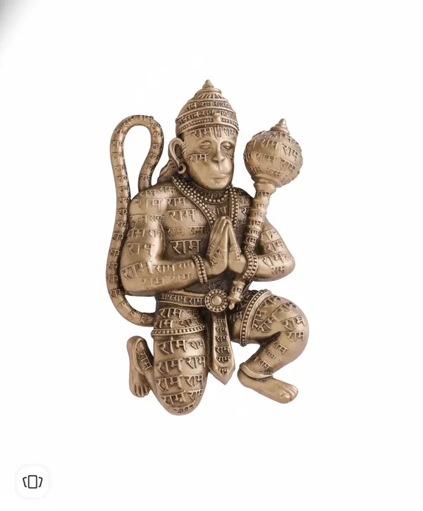 Golden_Divine_Lord_Hanuman_Ram_Naam_Brooch_|_Antique_Gold_Spiritual_Pin