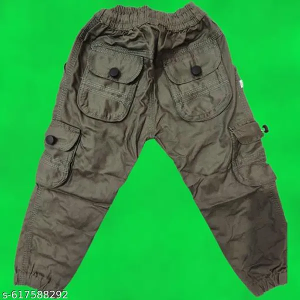Multicolor_Premium_Solid_Cotton_Blend_Cargo_For_Unisex_Pack_Of_2