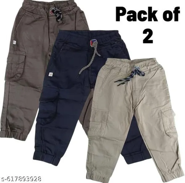 Multicolor_Premium_Solid_Cotton_Cargo_6_Pocket_For_Men_Pack_Of_2