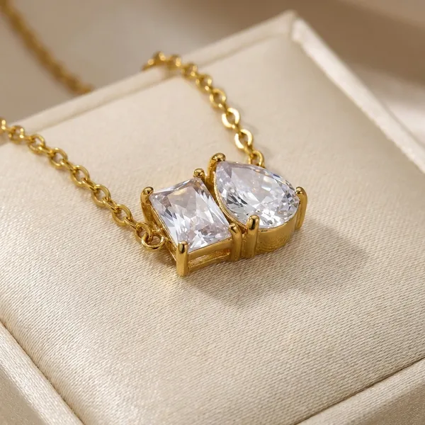 Elegant_Dual_Crystal_Pendant_Necklace_-_Gold_Tone_For_Women
