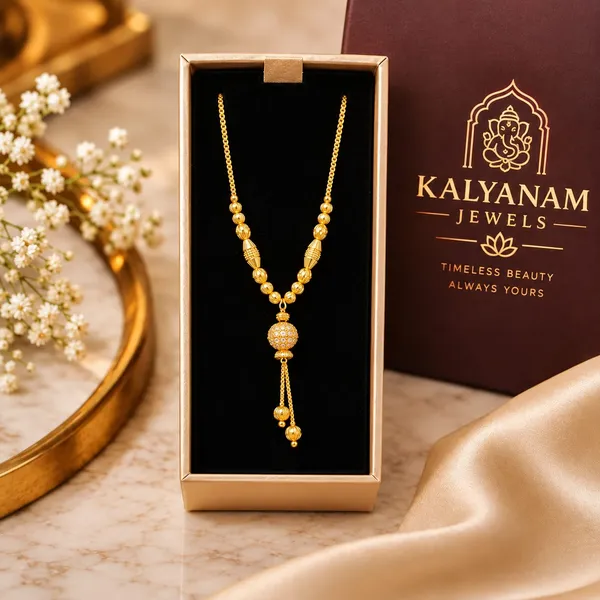 Kalyanam_Jewels_Exquisite_Gold-Plated_Chain_with_Dangler