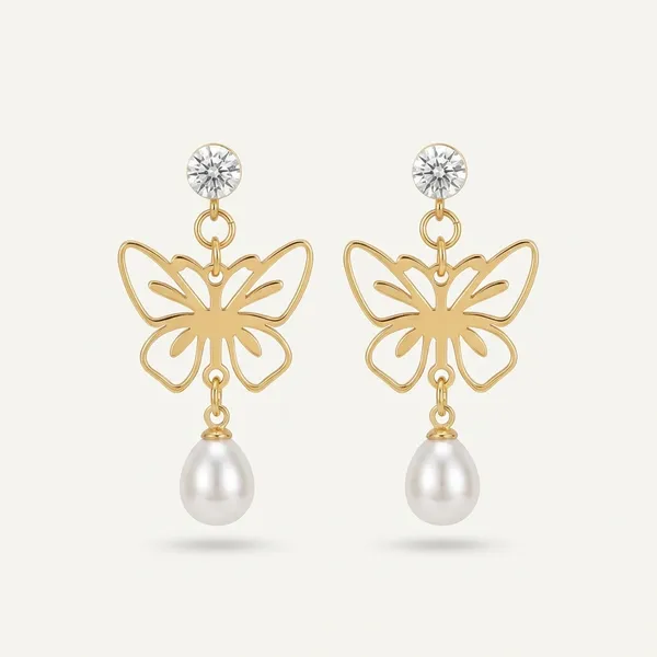 Gold_Butterfly_Pearl_Drop_Earrings_With_Crystal_Studs_For_Women