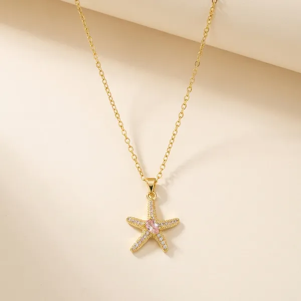 Gold-Plated_Starfish_Pendant_Necklace_With_Crystal_Accents_For_Women