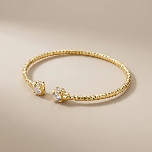 Gold-Toned_Skull_Head_Open_Cuff_Bracelet_For_Women