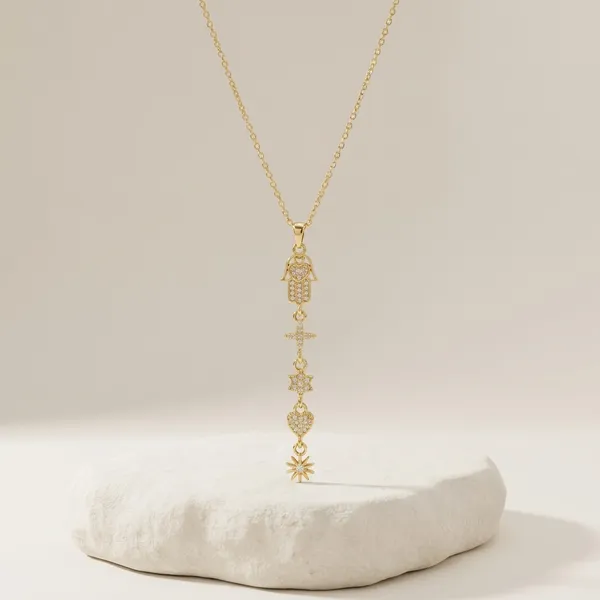 Hamsa_Star_And_Heart_Charm_Pendant_Necklace_With_Gold_Chain_For_Women