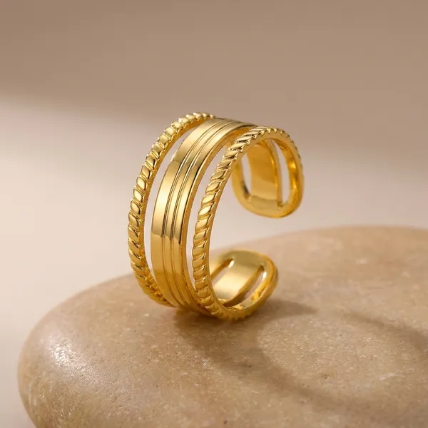 Elegant_Multi-Layer_Gold_Ring_With_Black_Stones_For_Women