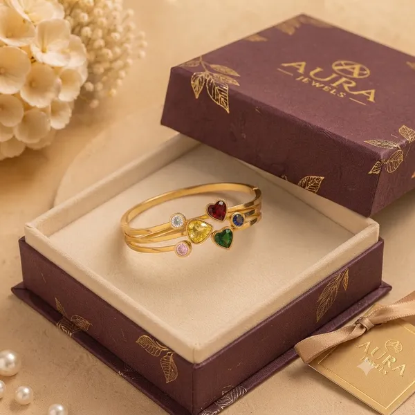 Aura_Heart-Stone_Statement_Cuff