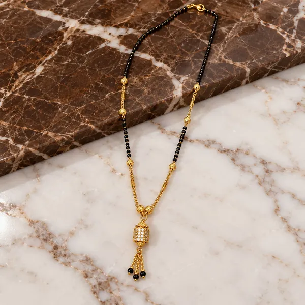 Aura_Jewels_Gold-Plated_Zircon_Mangalsutra