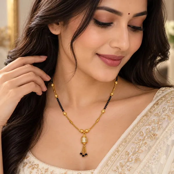 Aura_Jewels_Gold-Plated_Zircon_Mangalsutra