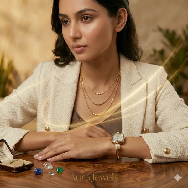 Aura_Jewels_Minimalist_Gold-Tone_Pearl_Cuff_Analog_Watch