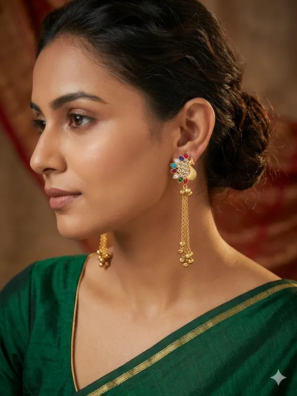 Aura_Jewels_Multi-Colour_Peacock_Style_Kashmiri_Jhumka