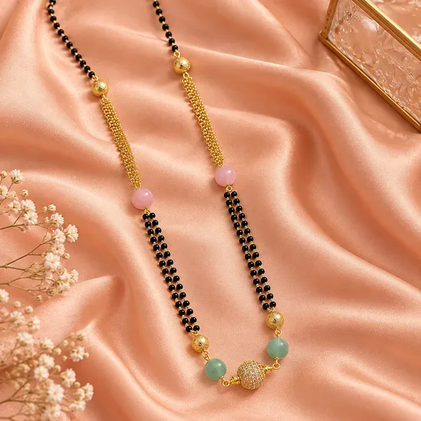 Aura_Jewels_Pastel_Bead_Multi-Strand_Mangalsutra