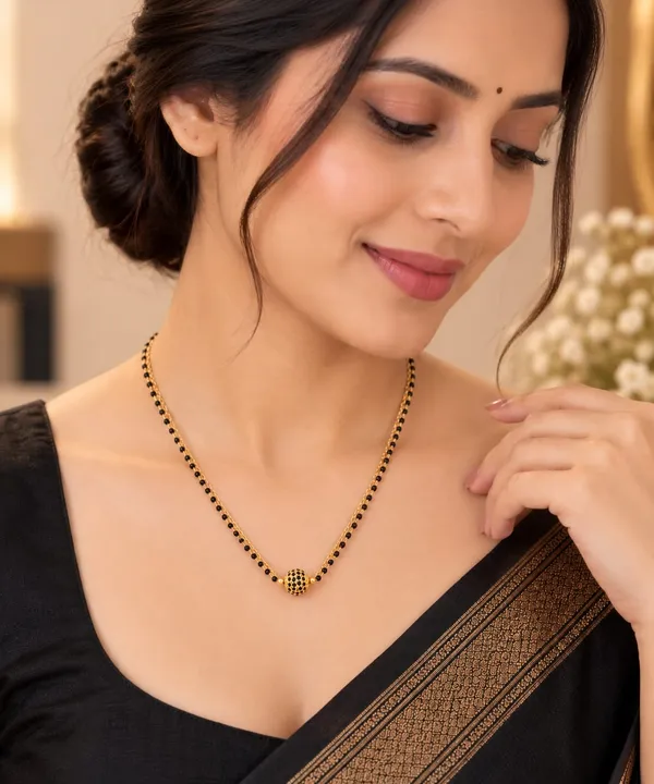 Aura_Jewels_Traditional_Black_Bead_Double-Strand_Mangalsutra