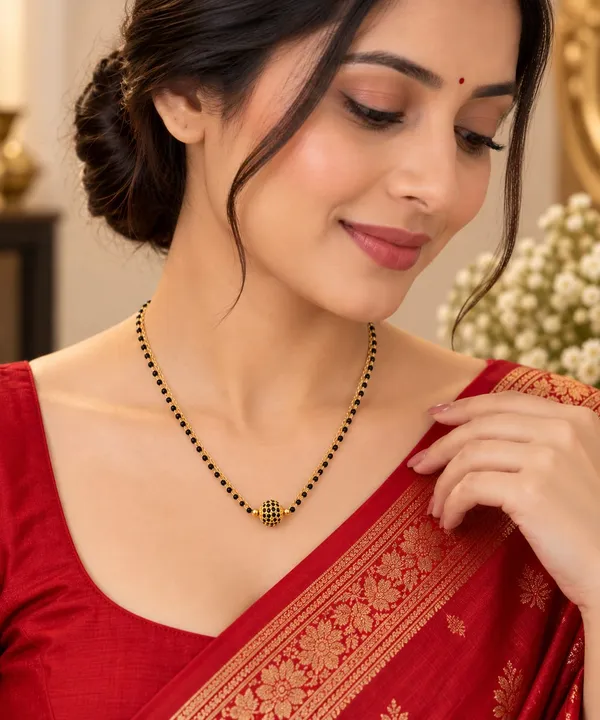 Aura_Jewels_Traditional_Black_Bead_Double-Strand_Mangalsutra