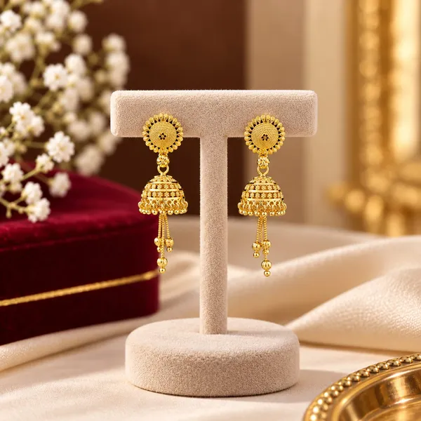 Aura_Jewels_Traditional_Gold-Plated_Jhumka_Earrings_with_Hanging_Beads