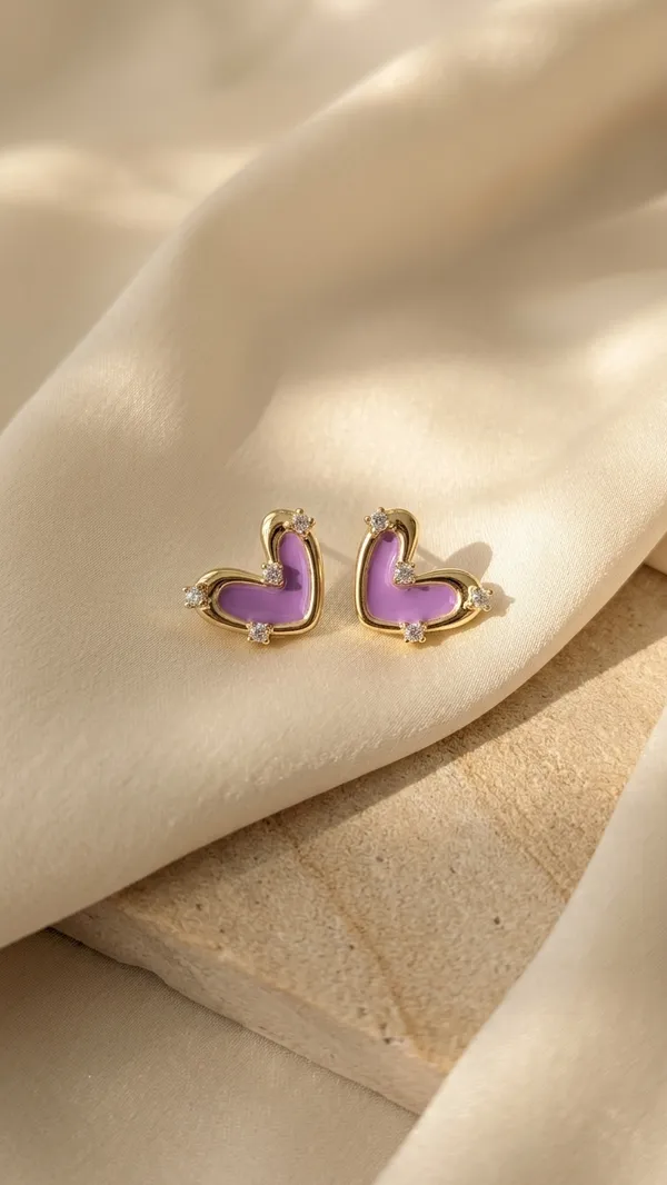 Aura_jewels_Lavender_Heart_Glow_Stud_Earing