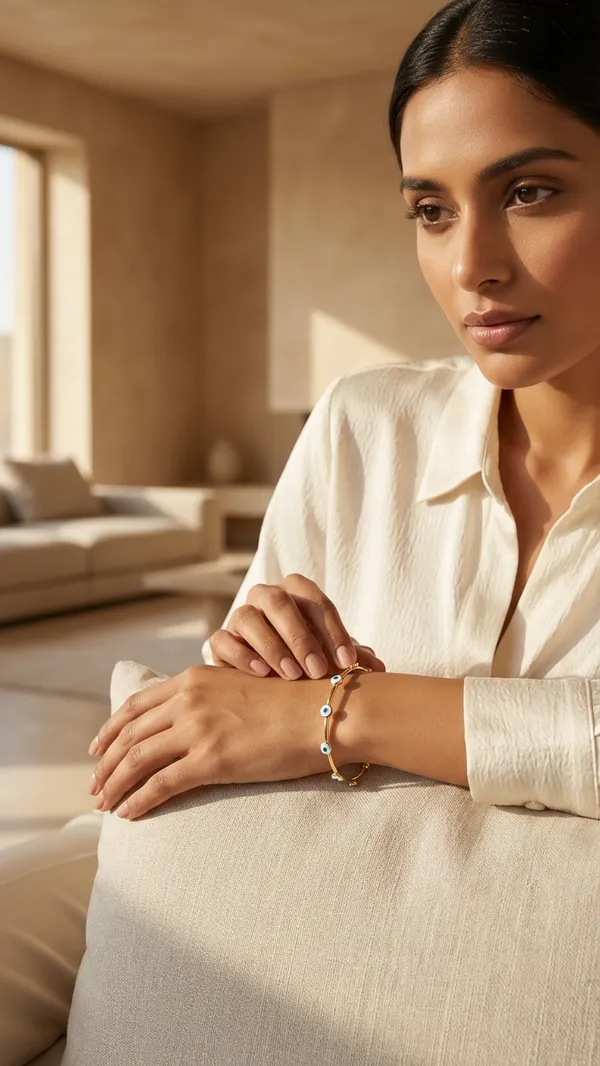 Gold_Tone_Bangle_With_Blue_Evil_Eye_Charms_For_Women