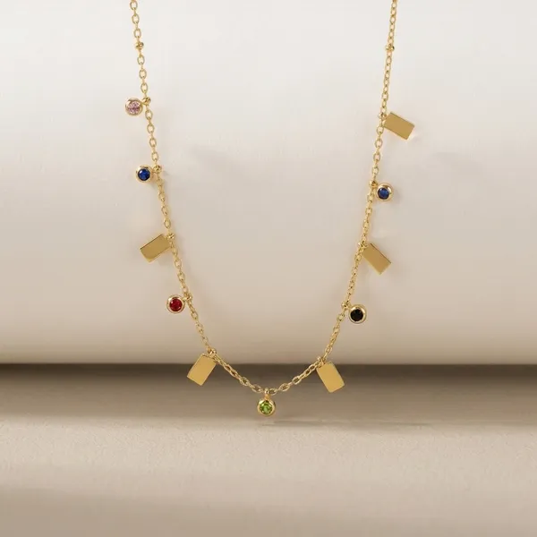 Gold-Toned_Geometric_Charm_Necklace_With_Colorful_Stones_For_Women