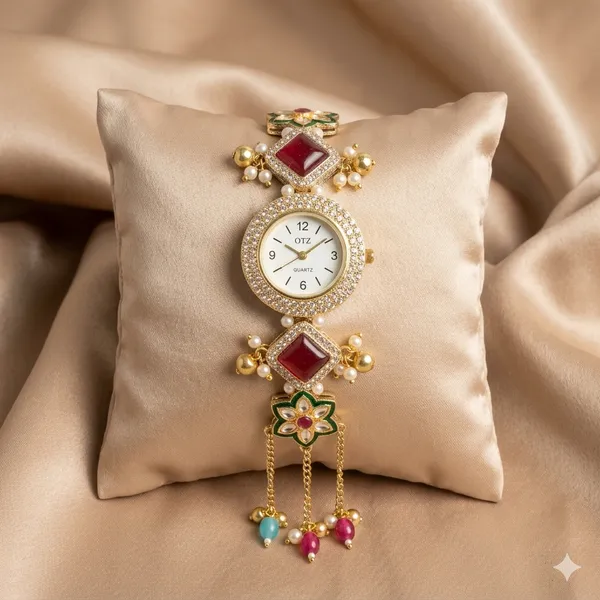 Round_Studded_Ethnic_Wrist_watch