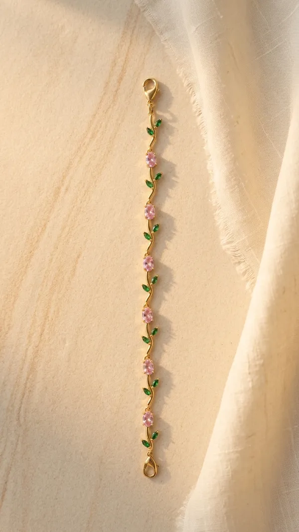 Aura_Jewels_Viral_Trending_Tulip_Pink_Bracelete
