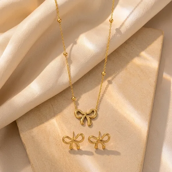 kalyanam_Bow_Necklace_&_Earring_Set