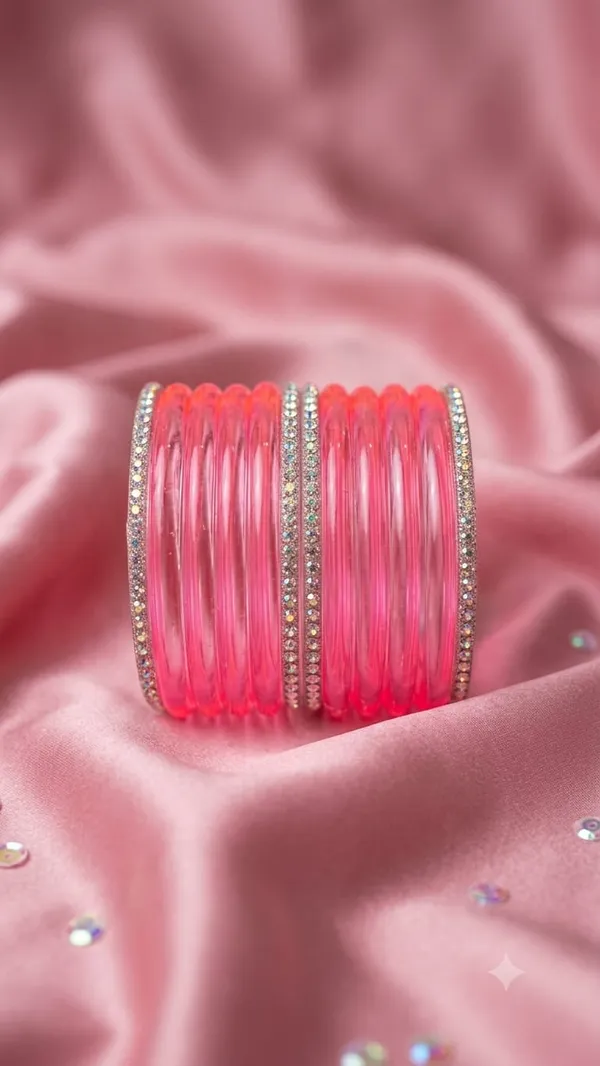 Viral_Trending_Light_Pink_Dream__jelly_Crystal_Embellished_Bangle_Set