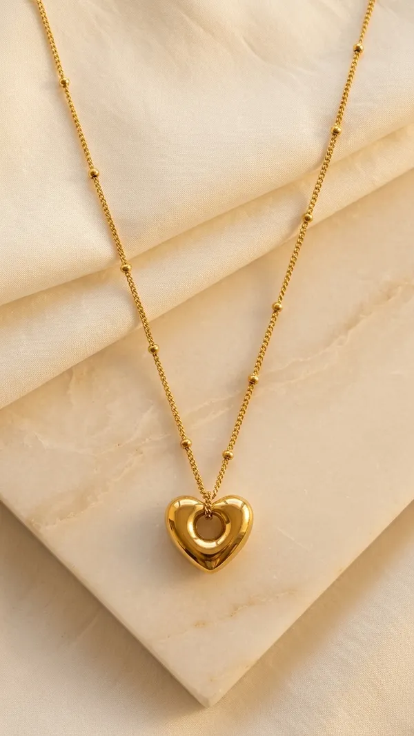 Golden_Love_Drop_Heart_Necklace