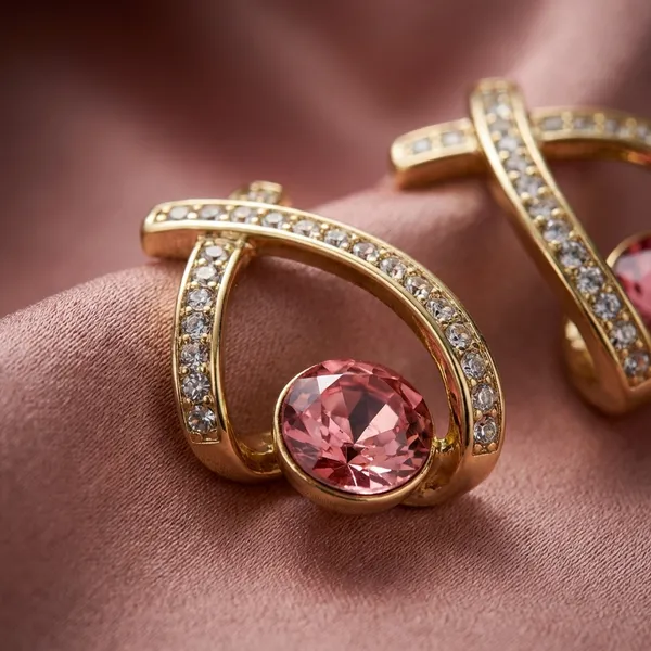 Gold-Toned_Pink_Stone_Drop_Earrings_With_Crystal_Embellishments_For_Women