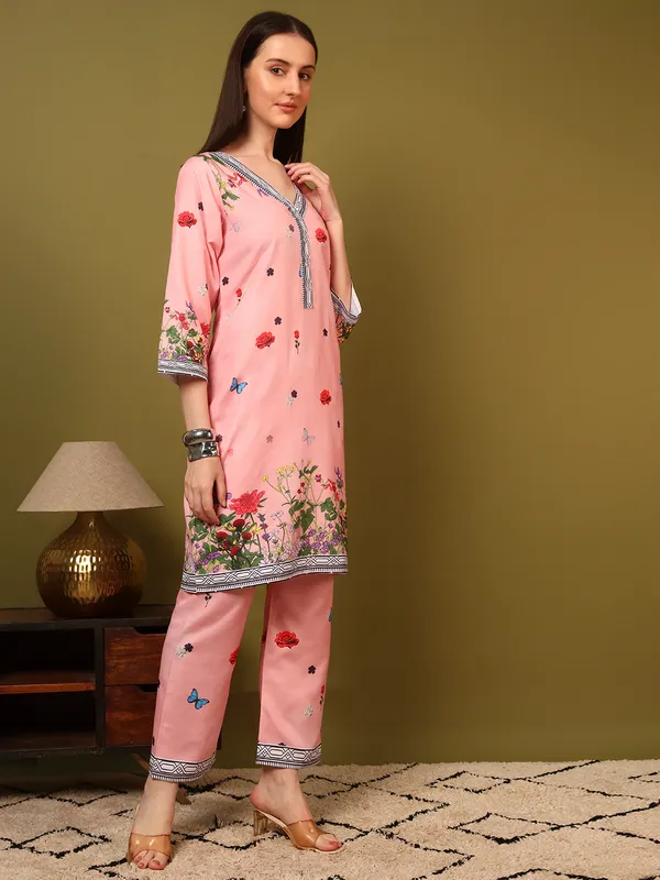 Peach_Rayon_Slub_Digital_Print_Co_Ord_Set_For_Women