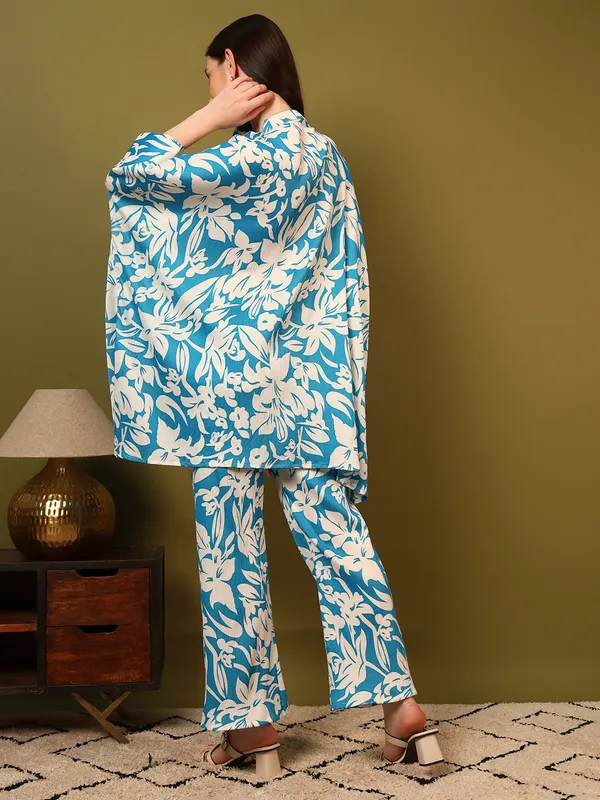 Sky_Digital_Print_Kaftan_Co_Ord_Set_For_Women