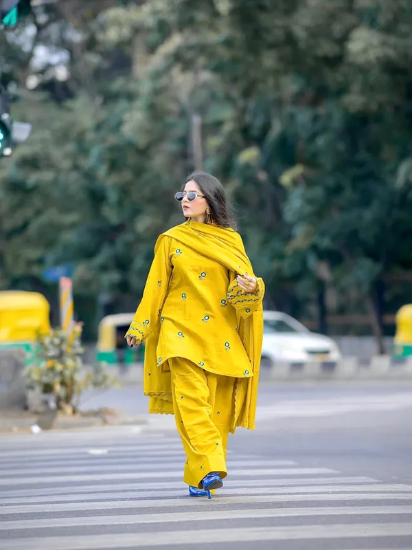 Women_Trendy_Cotton_Yellow_Embriodred_Kurta_With_Patiala_and_Dupatta