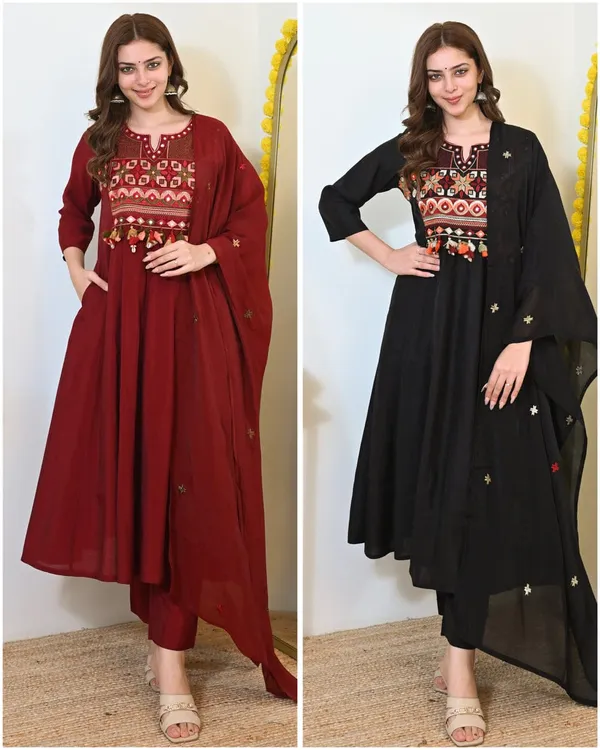 MAROON_Cotton_Suit_With_pretty_embroidery_work_on_yoke_and_embroidery_work_on_Pure_Mul_Cotton_dupatta__
