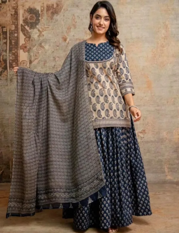 Women_Trendy_Cotton_Blue_Printed_Kurta_With_Pant_and_Dupatta