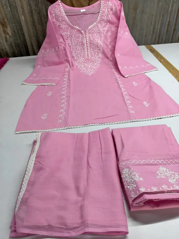 Women_Trendy_Cotton_Pink_Embriodred_Kurta_With_Pant_and_Dupatta
